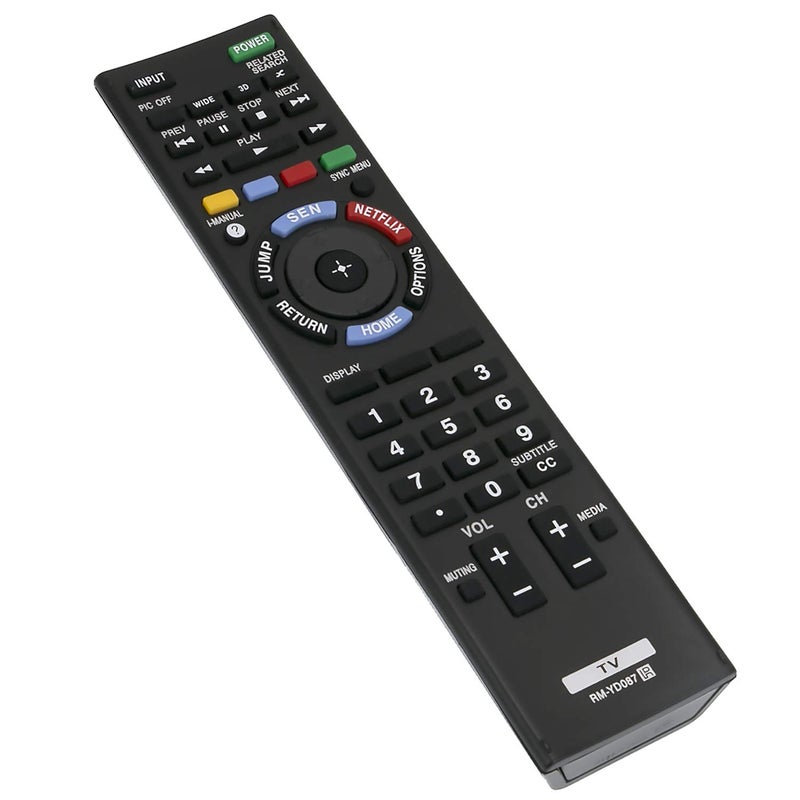 Beyution RM-YD087 RMYD087 Remote Control fit for Sony 3D Bravia LCD LED HDTV TV XBR-55X850A XBR-55X850AX XBR-55X855A XBR-55X900A XBR-55X900AX XBR-55X905A XBR-65X850A XBR-65X850AX XBR-65X900A (149198711) - Image 3